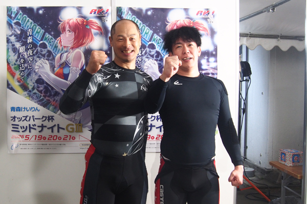 青森ミッドナイトG3決勝の並びとコメントの画像