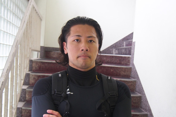 ホーム戦で気合みなぎる川田真也の画像
