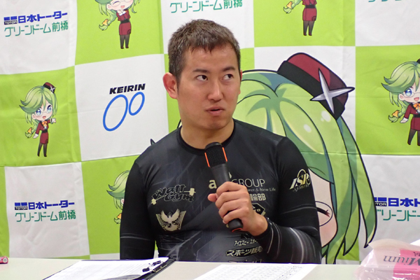 前橋G3決勝戦の並びとコメントの画像