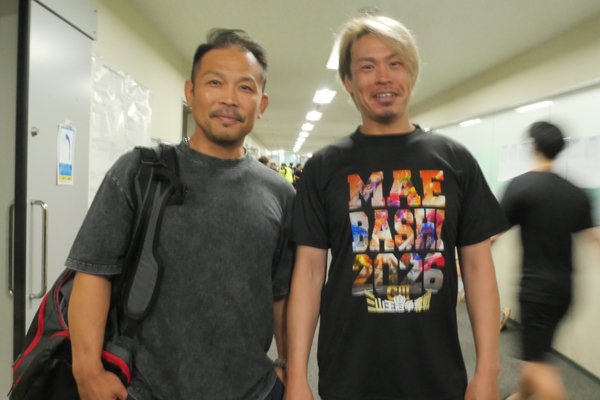 三山王冠争奪戦・決勝の並びとコメントの画像